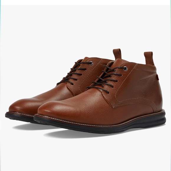 NEW $195 Marc Joseph New York Dover St. Brown leather chukka boots men size 13